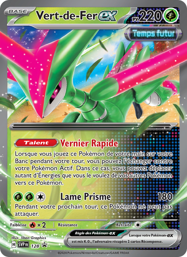 Vert-de-Fer-ex 128 — SVP Black Star Promos (French Pokémon TCG card)