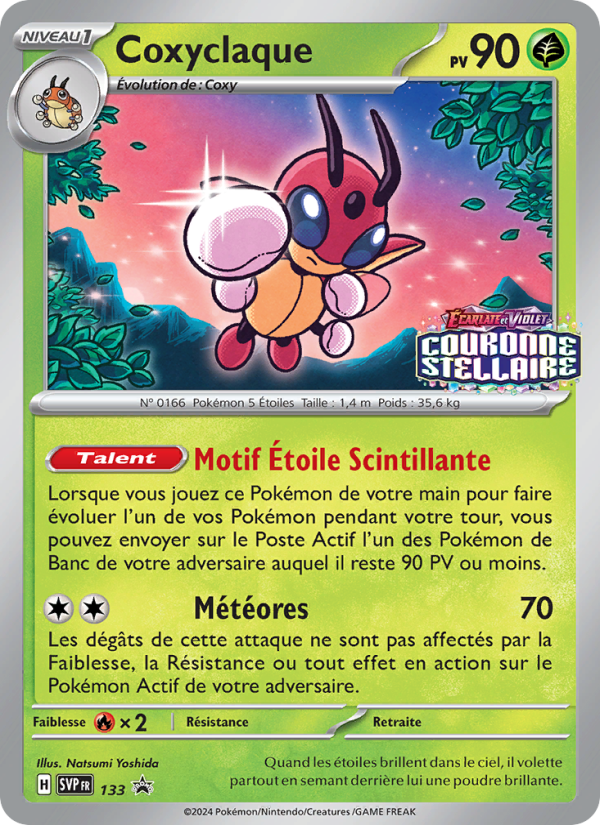 Coxyclaque 133 — SVP Black Star Promos (French Pokémon TCG card)
