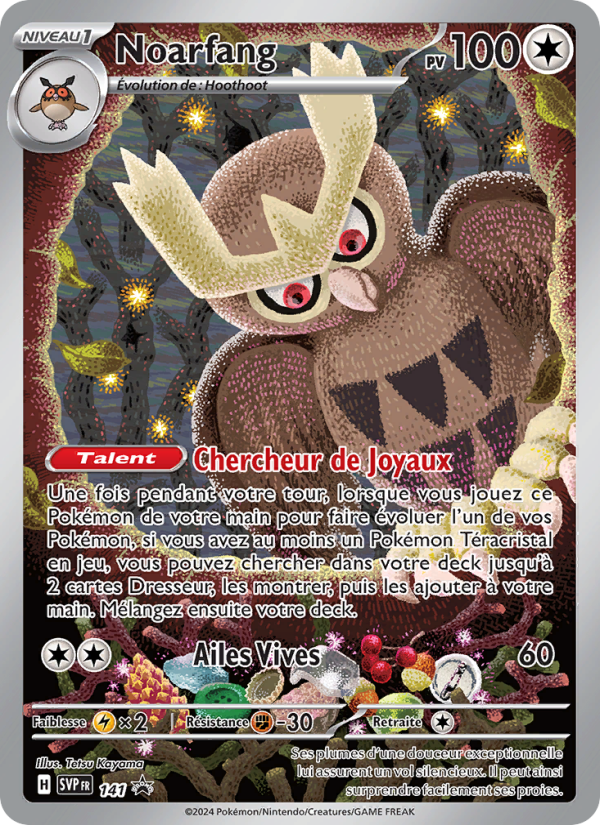 Noarfang 141 — SVP Black Star Promos (French Pokémon TCG card)