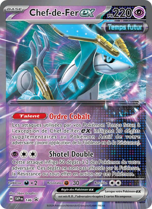 Chef-de-Fer-ex 146 — SVP Black Star Promos (French Pokémon TCG card)
