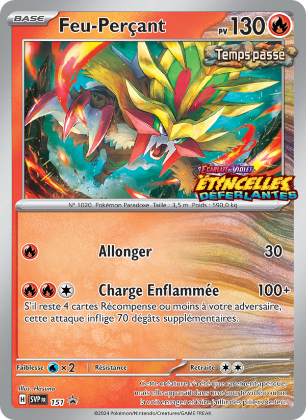 Feu-Perçant 151 — SVP Black Star Promos (French Pokémon TCG card)