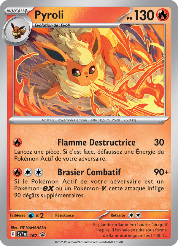 Pyroli 167 — SVP Black Star Promos (French Pokémon TCG card)