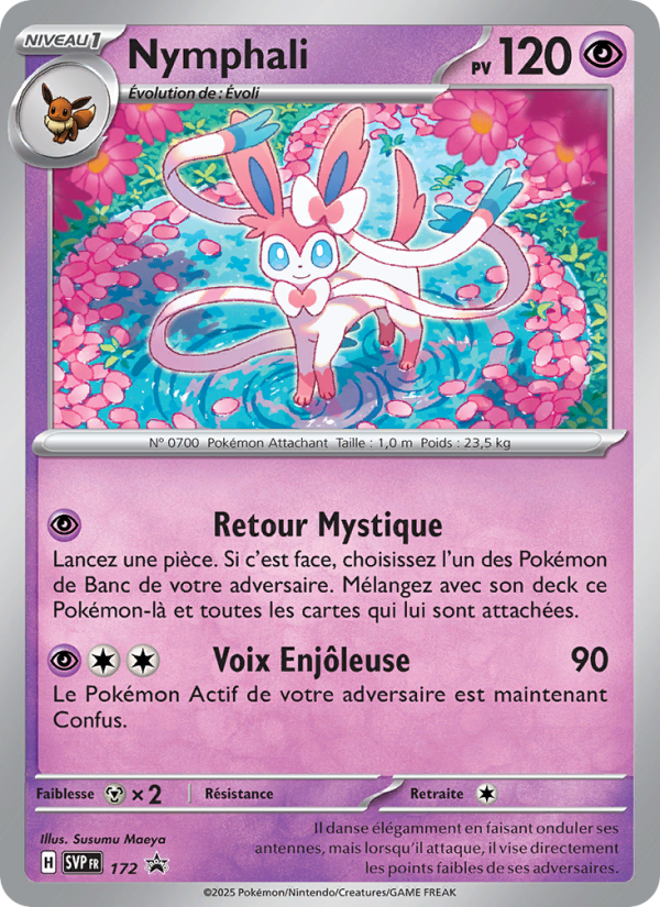 Nymphali 172 — SVP Black Star Promos (French Pokémon TCG card)