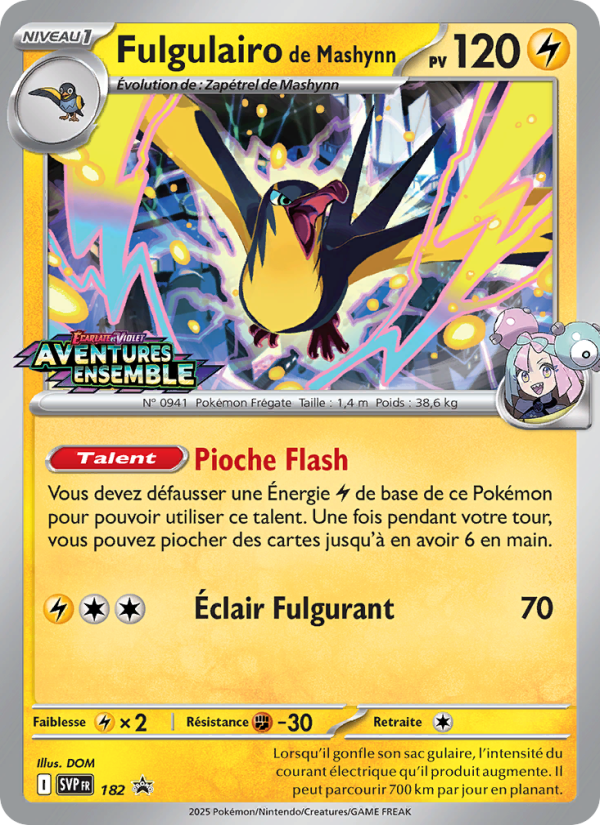 Fulgulairo de Mashynn 182 — SVP Black Star Promos (French Pokémon TCG card)