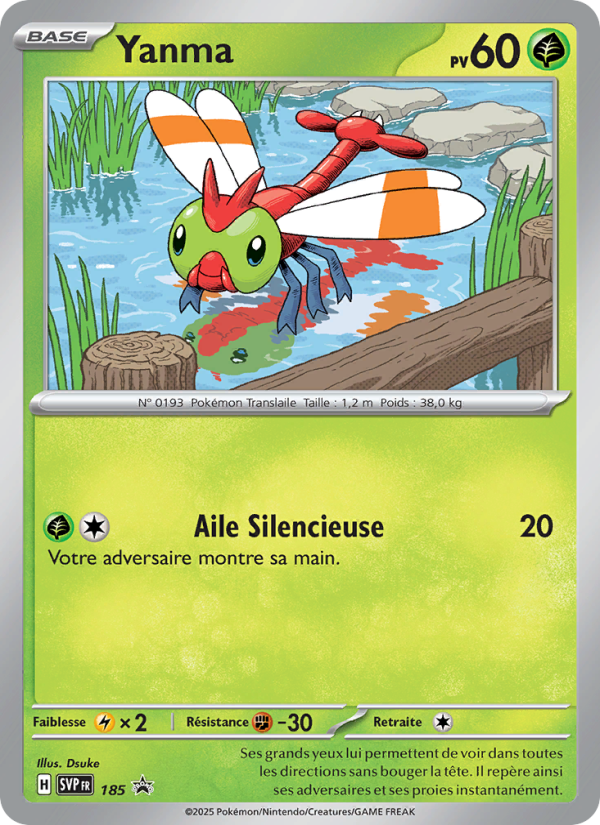 Yanma 185 — SVP Black Star Promos (French Pokémon TCG card)