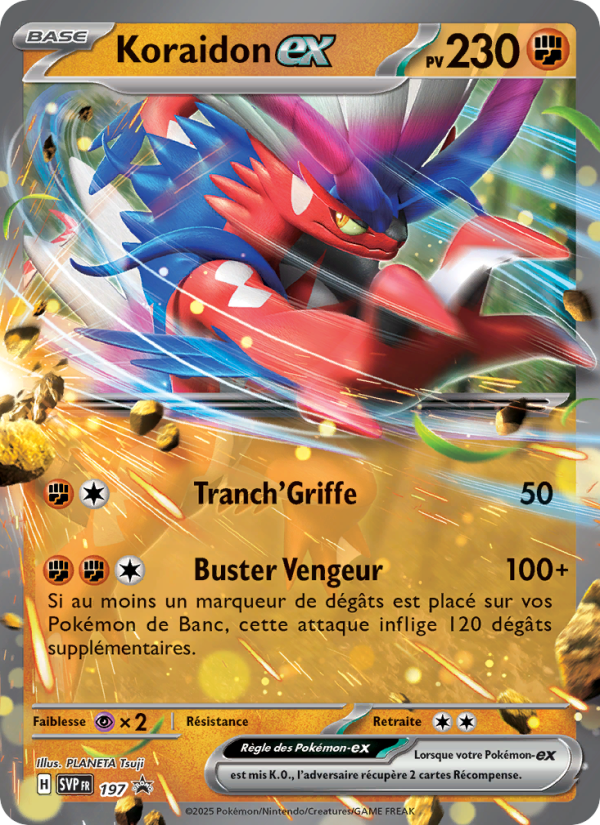 Koraidon-ex 197 — SVP Black Star Promos (French Pokémon TCG card)