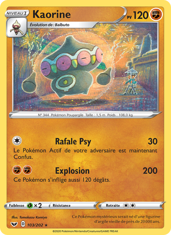 Kaorine 103 — Sword & Shield (French Pokémon TCG card)