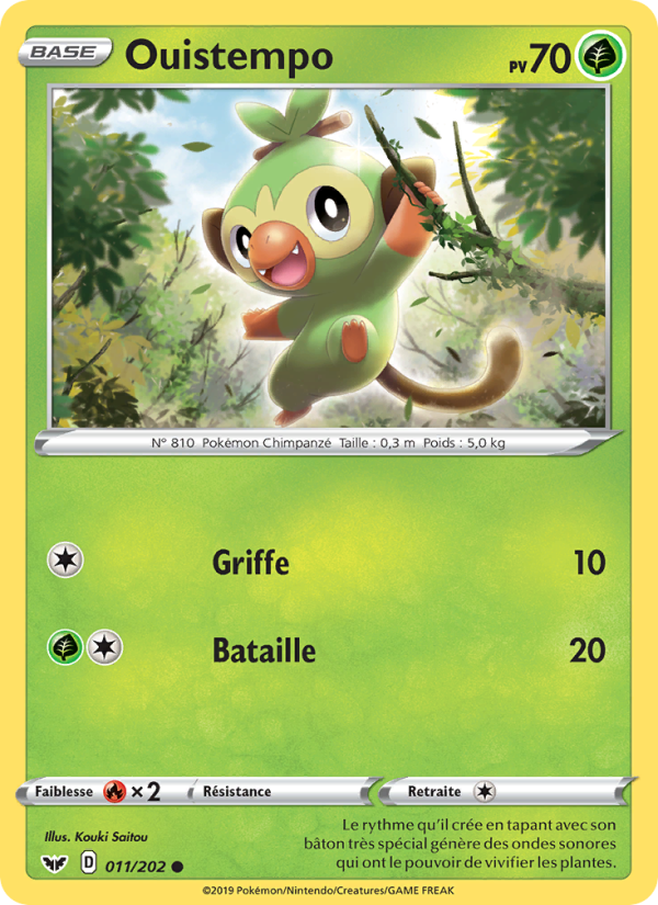 Ouistempo 11 — Sword & Shield (French Pokémon TCG card)