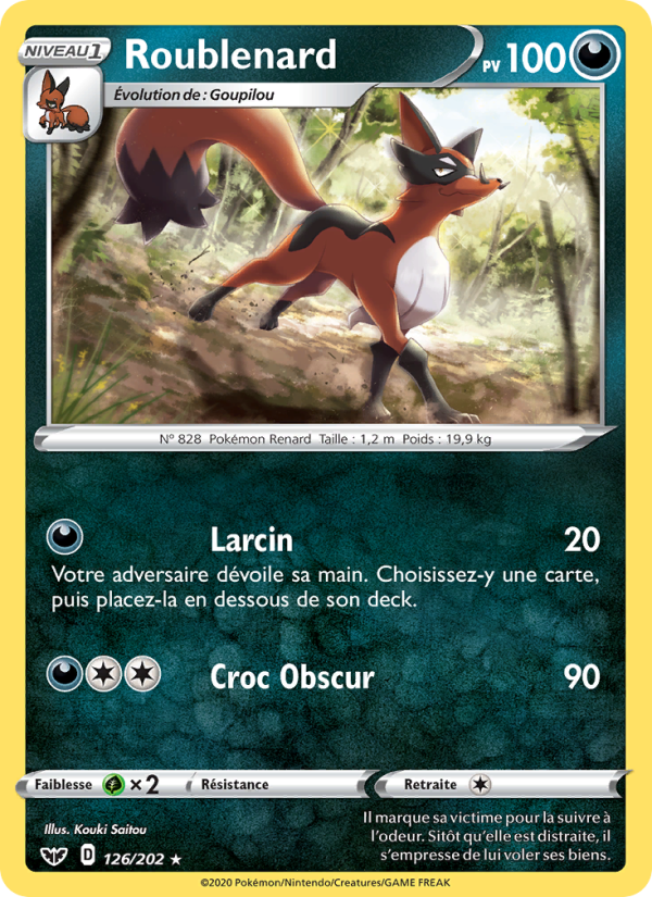 Roublenard 126 — Sword & Shield (French Pokémon TCG card)