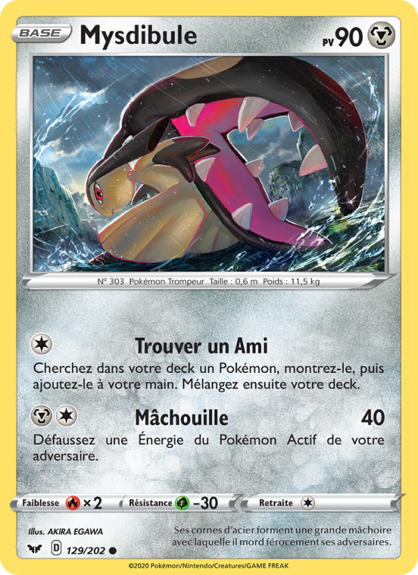 Mysdibule 129 — Sword & Shield (French Pokémon TCG card)