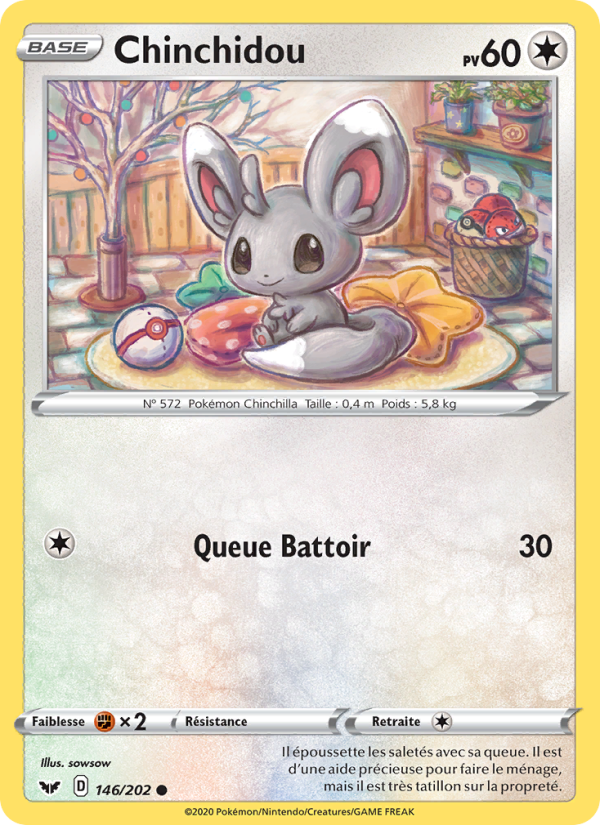 Chinchidou 146 — Sword & Shield (French Pokémon TCG card)