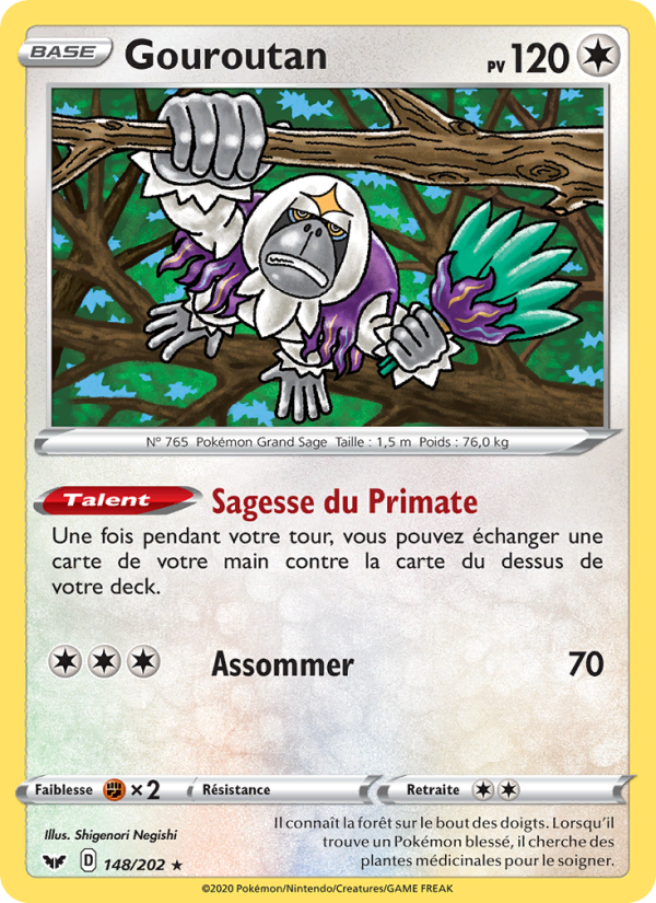 Gouroutan 148 — Sword & Shield (French Pokémon TCG card)