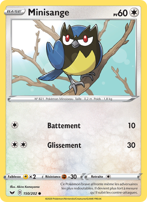 Minisange 150 — Sword & Shield (French Pokémon TCG card)
