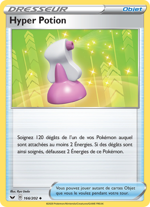 Hyper Potion 166 — Sword & Shield (French Pokémon TCG card)
