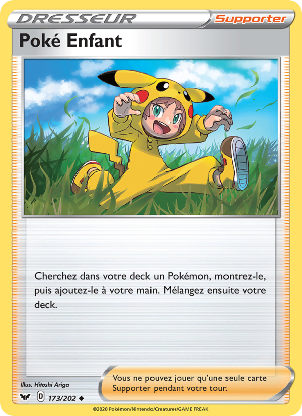 Poké Enfant 173 — Sword & Shield (French Pokémon TCG card)