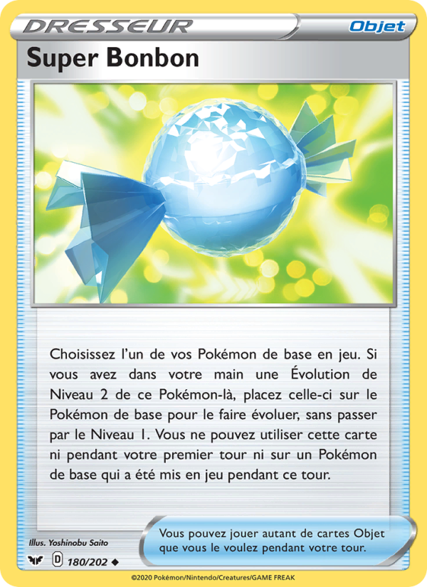 Super Bonbon 180 — Sword & Shield (French Pokémon TCG card)