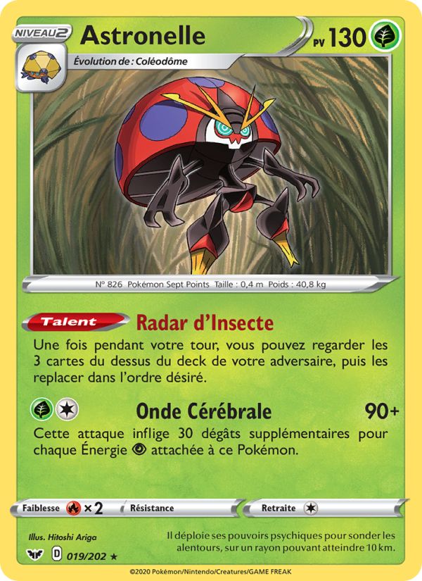 Astronelle 19 — Sword & Shield (French Pokémon TCG card)