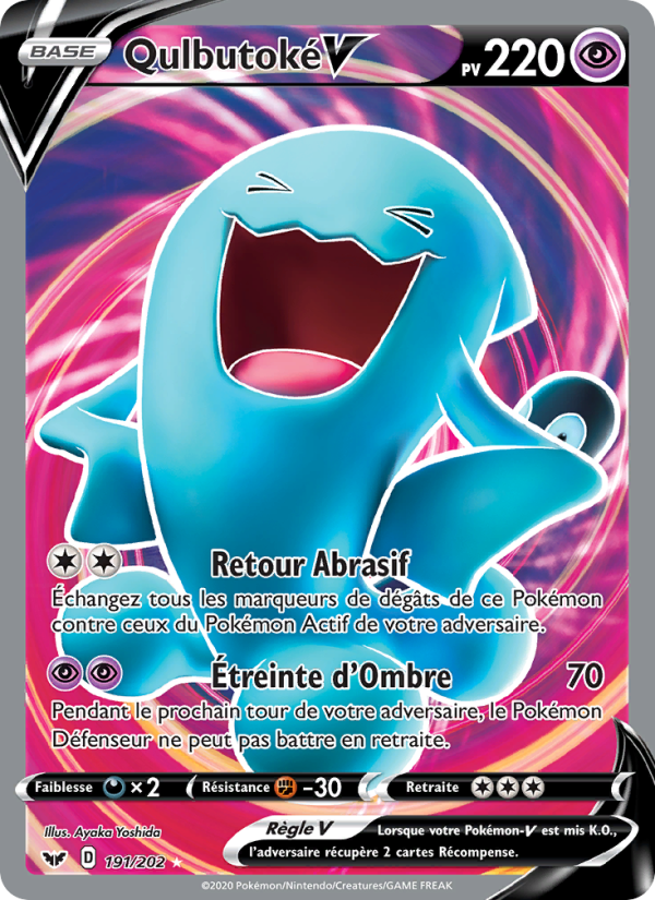 Qulbutoké V 191 — Sword & Shield (French Pokémon TCG card)