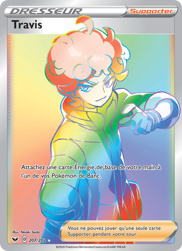 Travis 207 — Sword & Shield (French Pokémon TCG card)