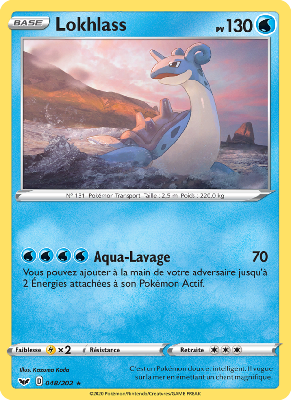 Lokhlass 48 — Sword & Shield (French Pokémon TCG card)