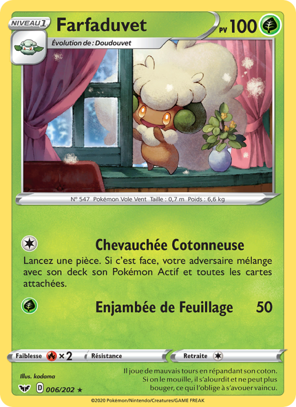Farfaduvet 6 — Sword & Shield (French Pokémon TCG card)