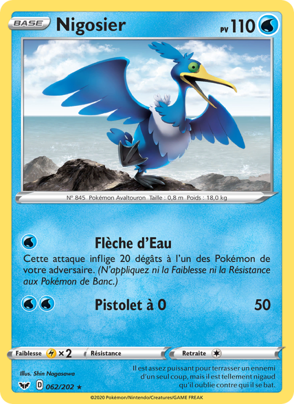 Nigosier 62 — Sword & Shield (French Pokémon TCG card)