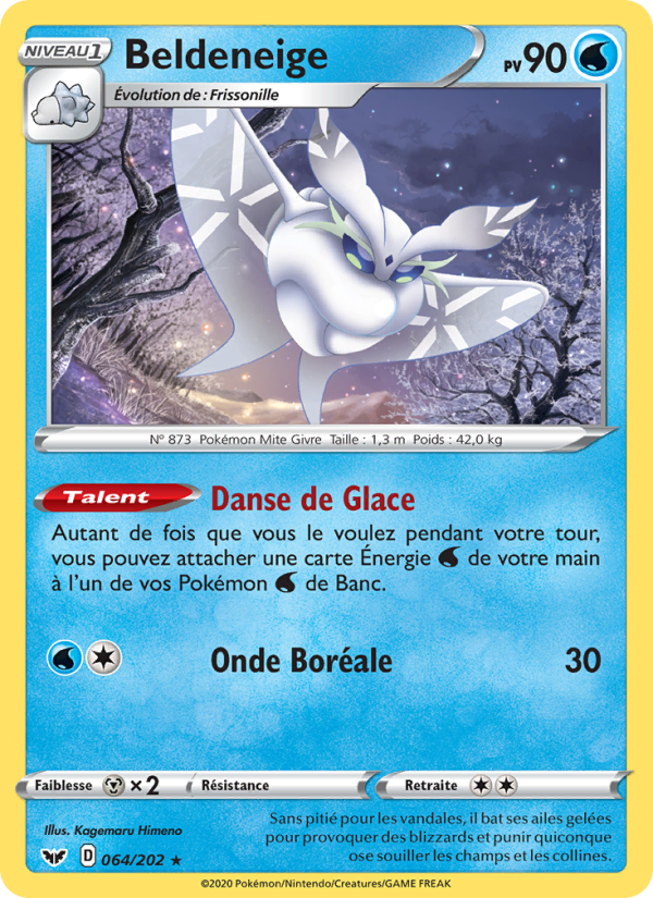 Beldeneige 64 — Sword & Shield (French Pokémon TCG card)