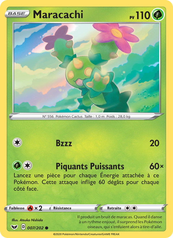 Maracachi 7 — Sword & Shield (French Pokémon TCG card)