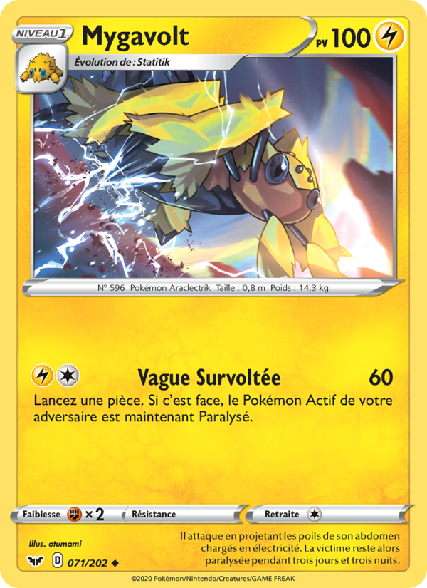 Mygavolt 71 — Sword & Shield (French Pokémon TCG card)