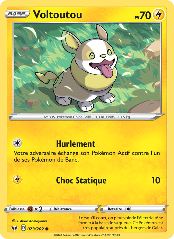 Voltoutou 73 — Sword & Shield (French Pokémon TCG card)