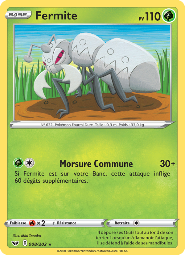Fermite 8 — Sword & Shield (French Pokémon TCG card)