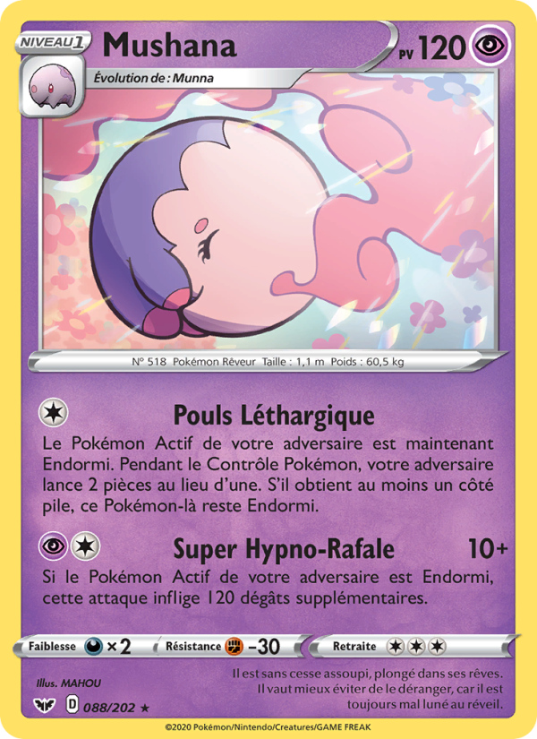 Mushana 88 — Sword & Shield (French Pokémon TCG card)