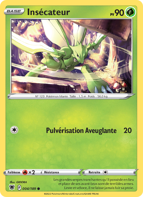 Insécateur 004 — Astral Radiance (French Pokémon TCG card)