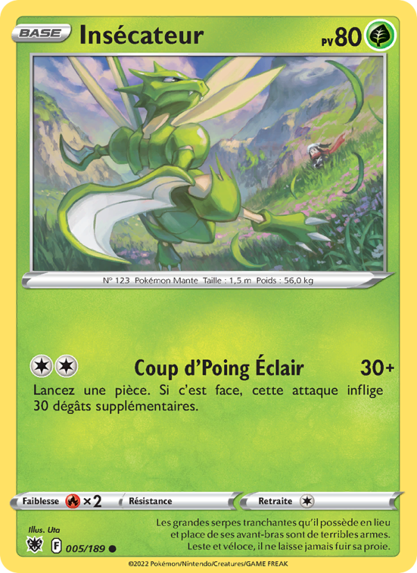 Insécateur 005 — Astral Radiance (French Pokémon TCG card)