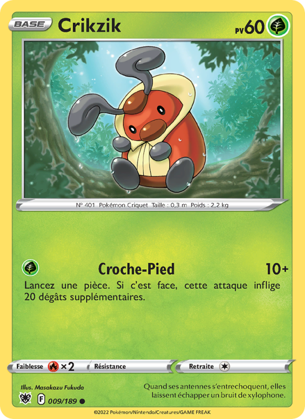 Crikzik 009 — Astral Radiance (French Pokémon TCG card)