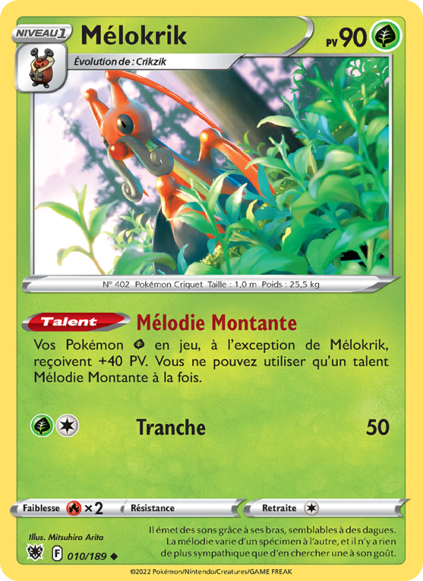 Mélokrik 010 — Astral Radiance (French Pokémon TCG card)