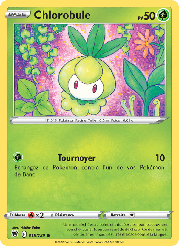 Chlorobule 015 — Astral Radiance (French Pokémon TCG card)