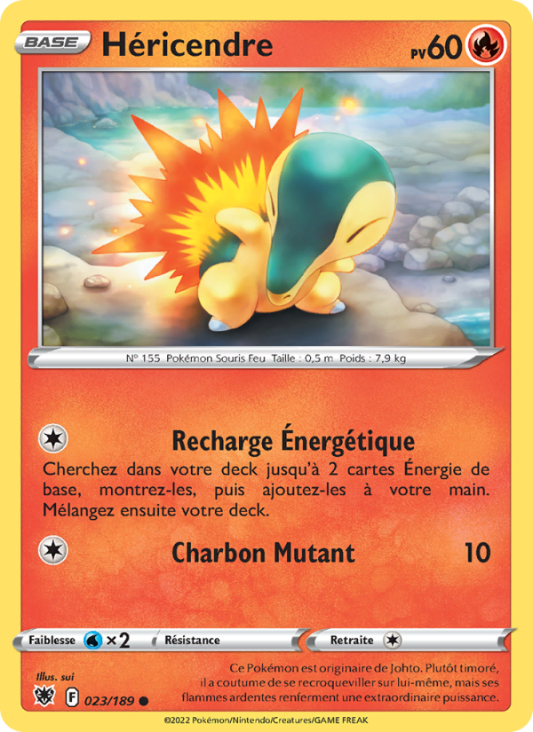 Héricendre 023 — Astral Radiance (French Pokémon TCG card)