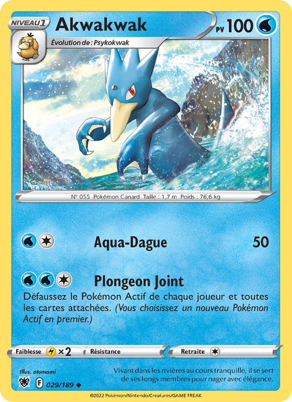 Akwakwak 029 — Astral Radiance (French Pokémon TCG card)