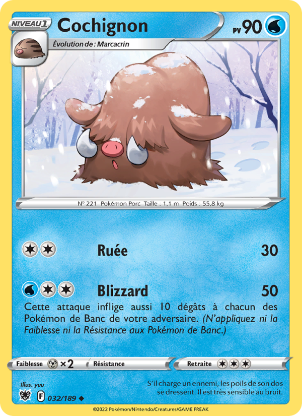 Cochignon 032 — Astral Radiance (French Pokémon TCG card)