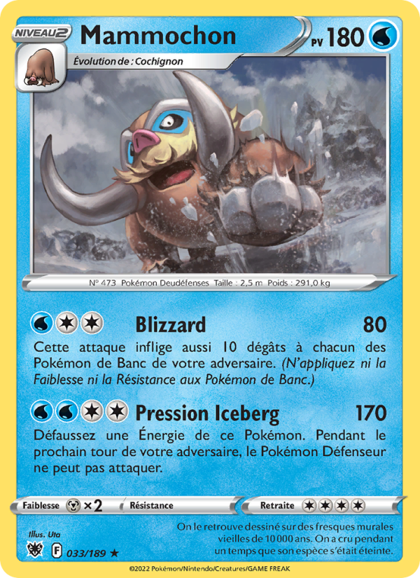 Mammochon 033 — Astral Radiance (French Pokémon TCG card)