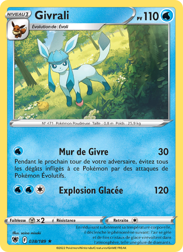 Givrali 038 — Astral Radiance (French Pokémon TCG card)