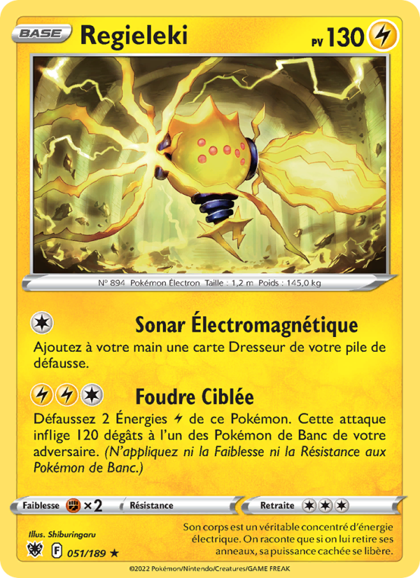 Regieleki 051 — Astral Radiance (French Pokémon TCG card)