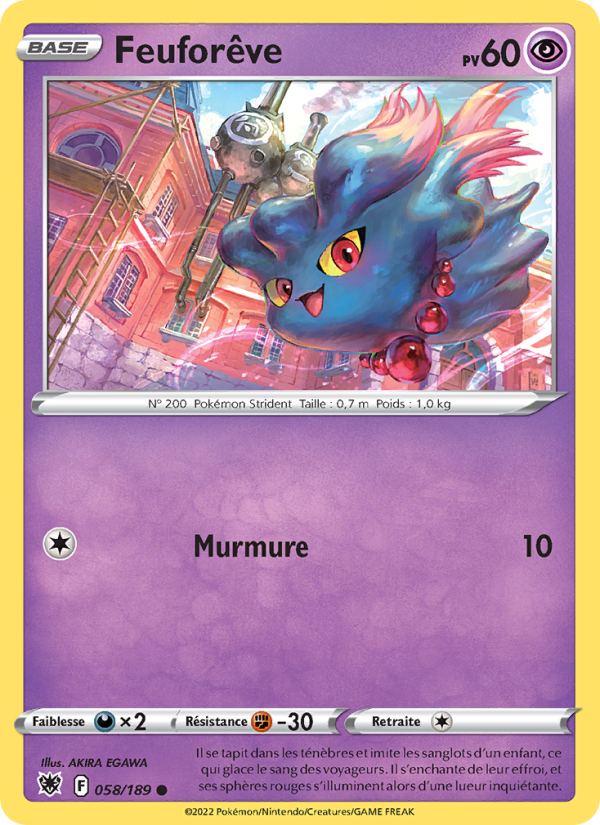 Feuforêve 058 — Astral Radiance (French Pokémon TCG card)