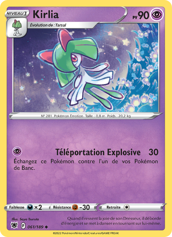 Kirlia 061 — Astral Radiance (French Pokémon TCG card)