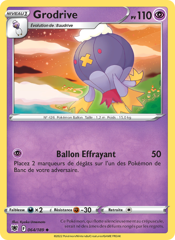 Grodrive 064 — Astral Radiance (French Pokémon TCG card)