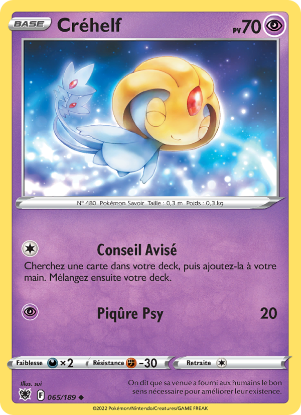 Créhelf 065 — Astral Radiance (French Pokémon TCG card)
