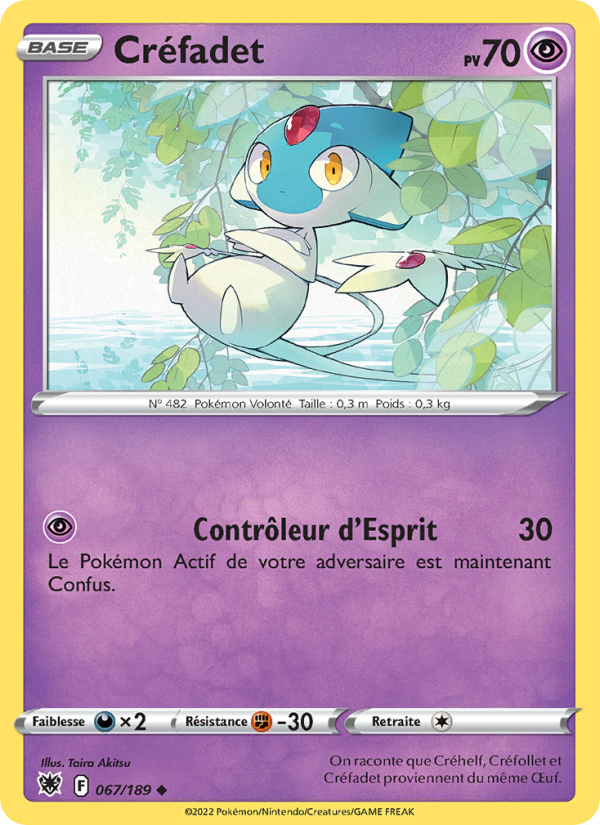 Créfadet 067 — Astral Radiance (French Pokémon TCG card)