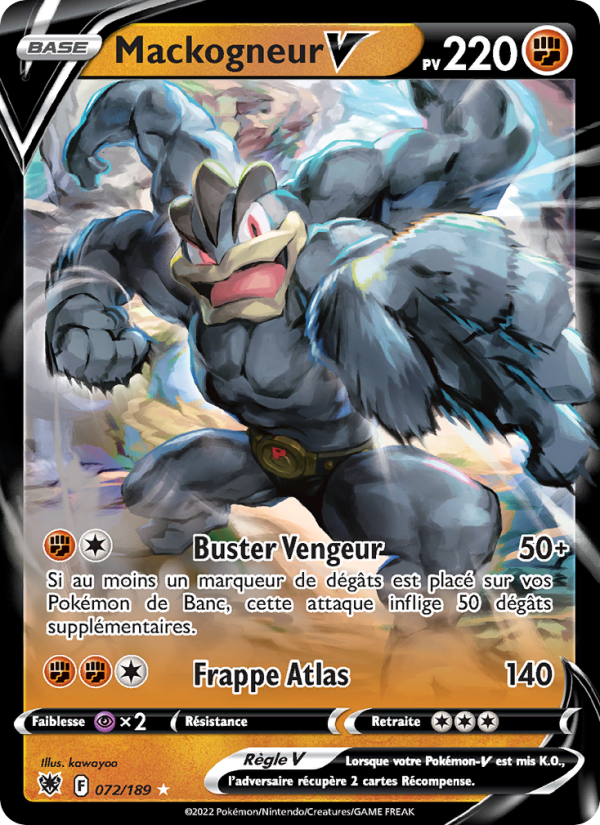Mackogneur V 072 — Astral Radiance (French Pokémon TCG card)