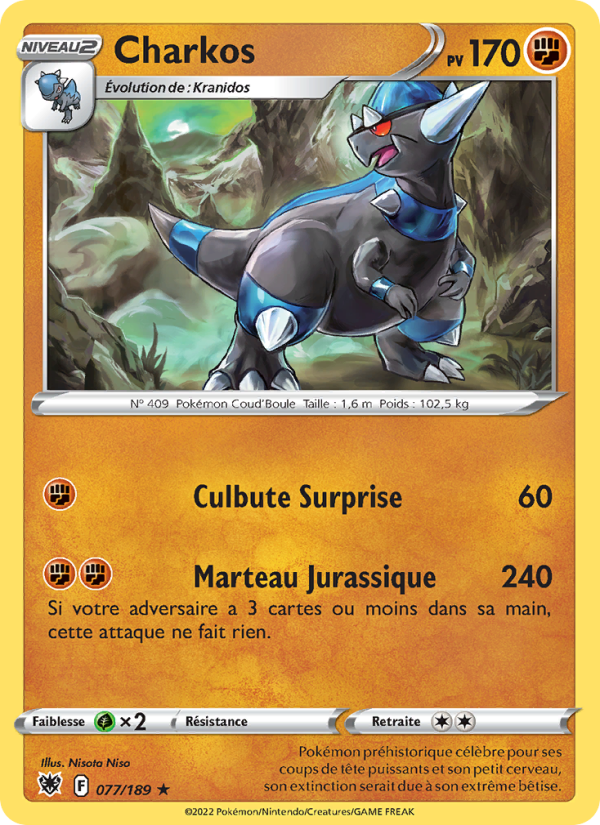 Charkos 077 — Astral Radiance (French Pokémon TCG card)